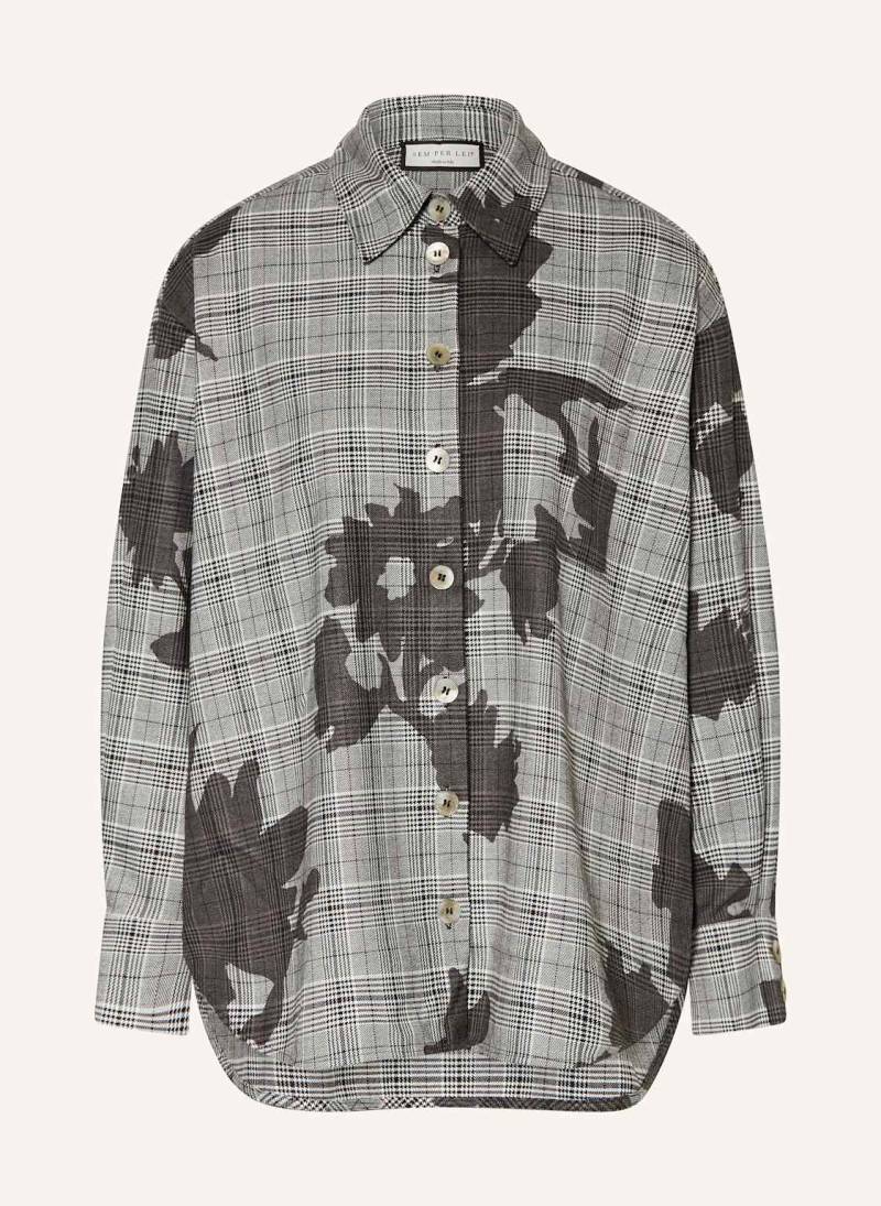 Sem Per Lei Hemdbluse schwarz von SEM PER LEI