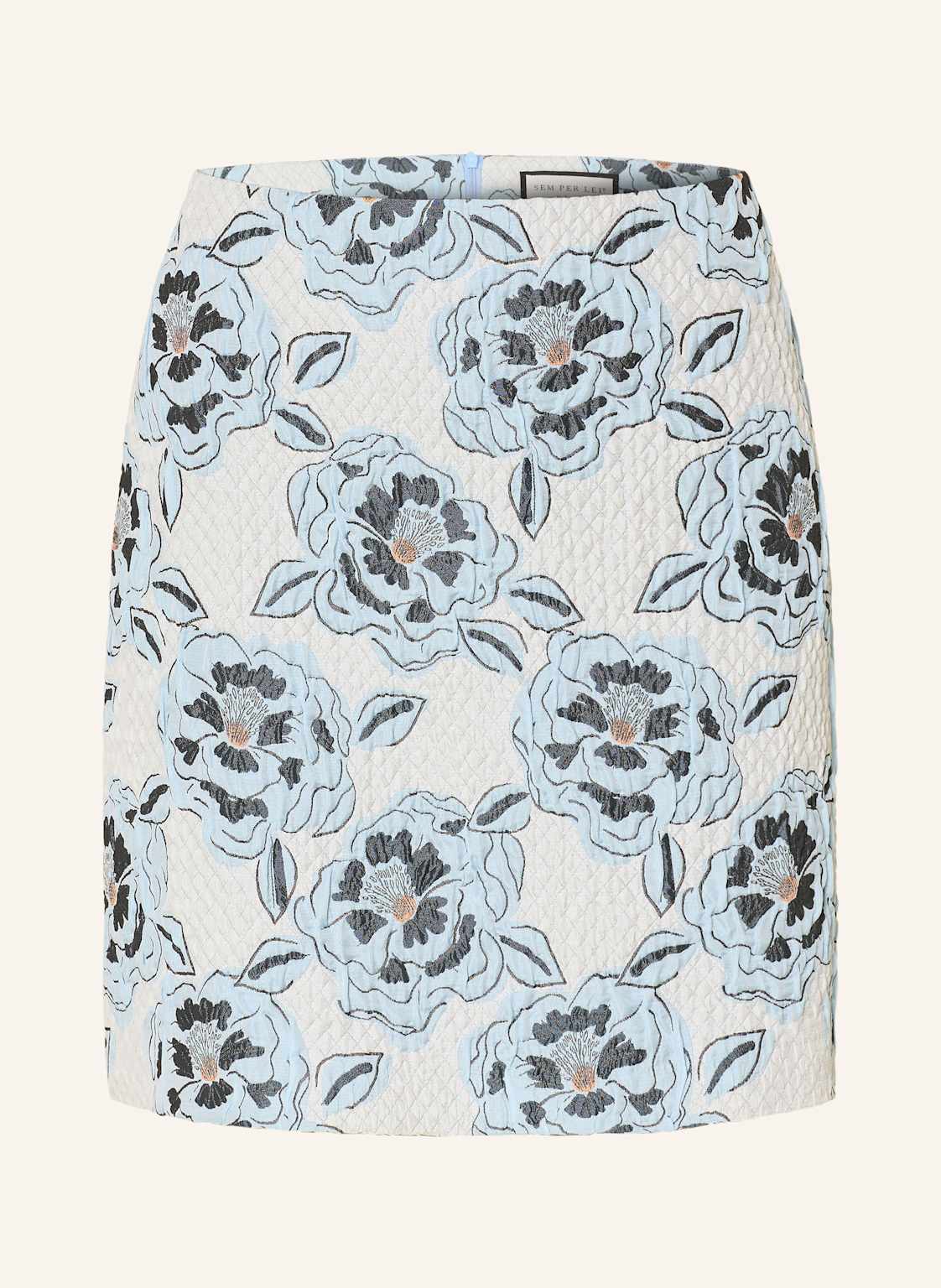 Sem Per Lei Jacquard-Rock blau von SEM PER LEI