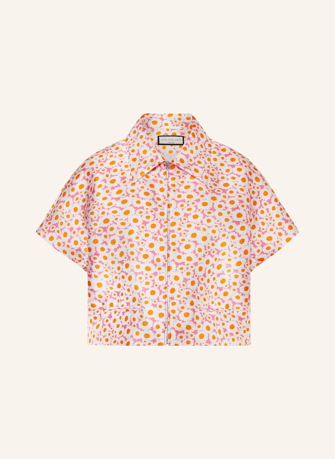 Sem Per Lei Kastenjacke pink von SEM PER LEI