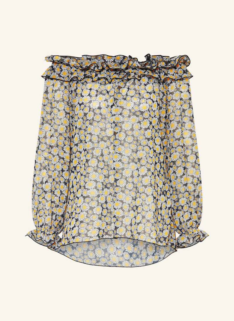 Sem Per Lei Off-Shoulder-Bluse blau von SEM PER LEI