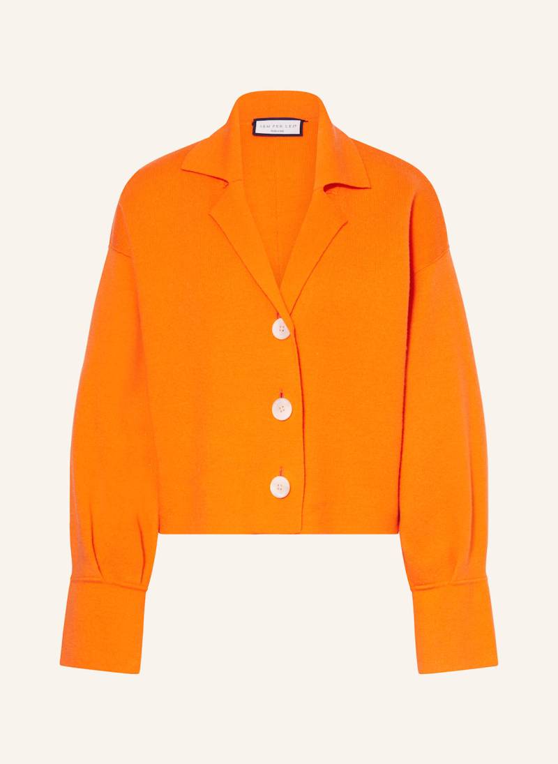Sem Per Lei Strickjacke orange von SEM PER LEI