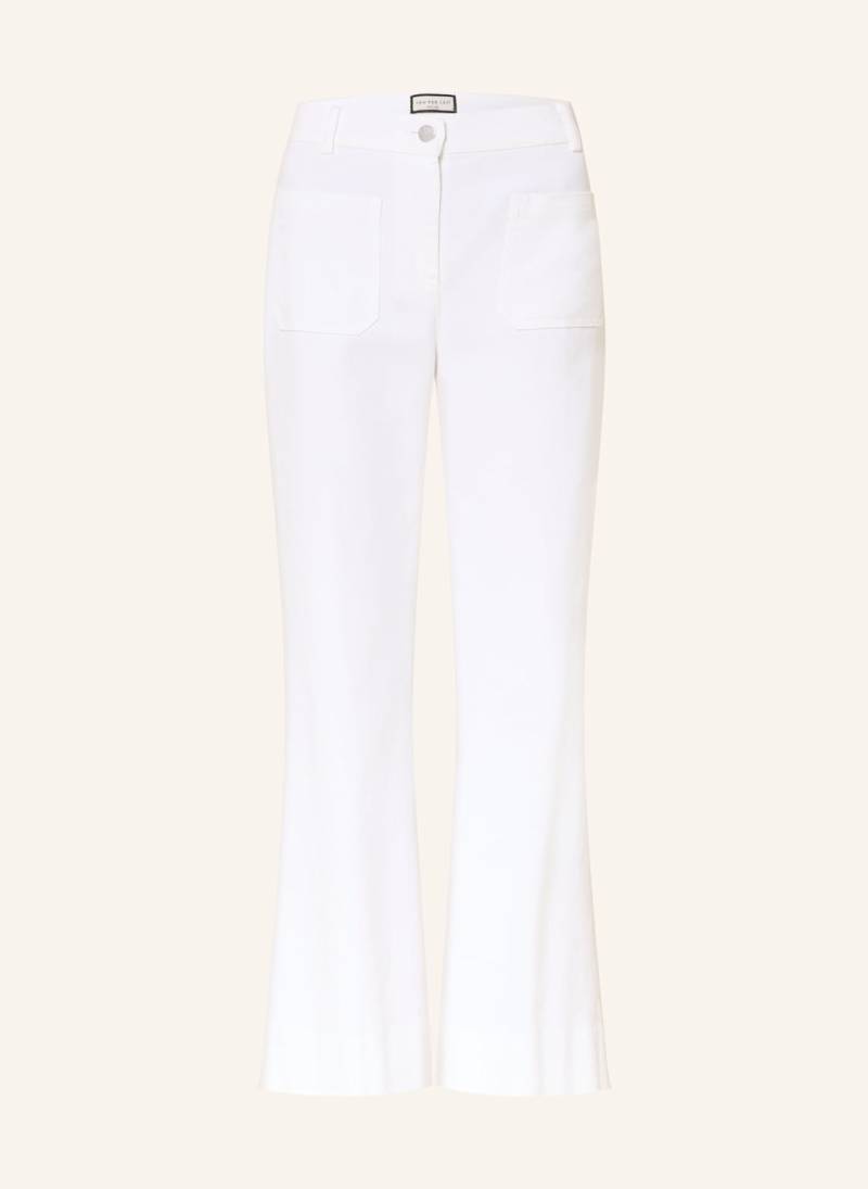 Sem Per Lei Wide Leg Jeans weiss von SEM PER LEI