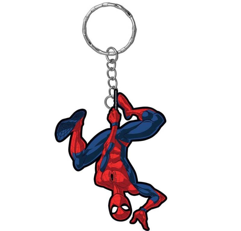 SEMIC Schlüsselanhänger Marvel Gummi-Schlüsselanhänger Spider-Man Hanging von SEMIC