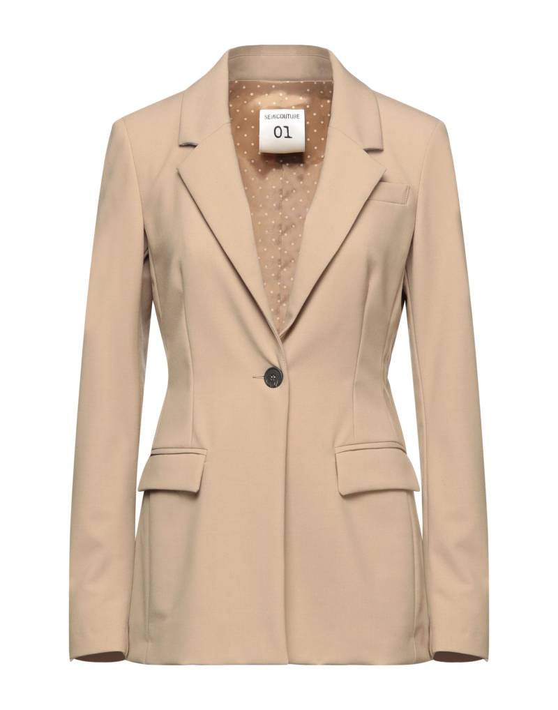 SEMICOUTURE Blazer Damen Beige von SEMICOUTURE