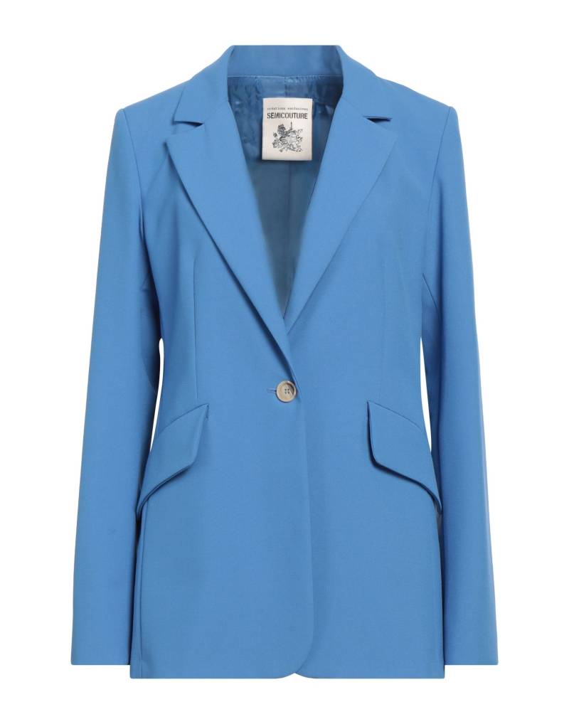 SEMICOUTURE Blazer Damen Blaugrau von SEMICOUTURE