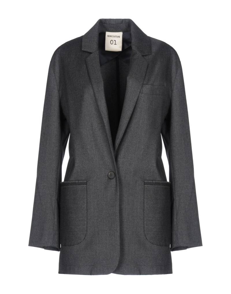 SEMICOUTURE Blazer Damen Blei von SEMICOUTURE
