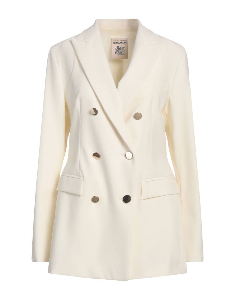 SEMICOUTURE Blazer Damen Elfenbein von SEMICOUTURE
