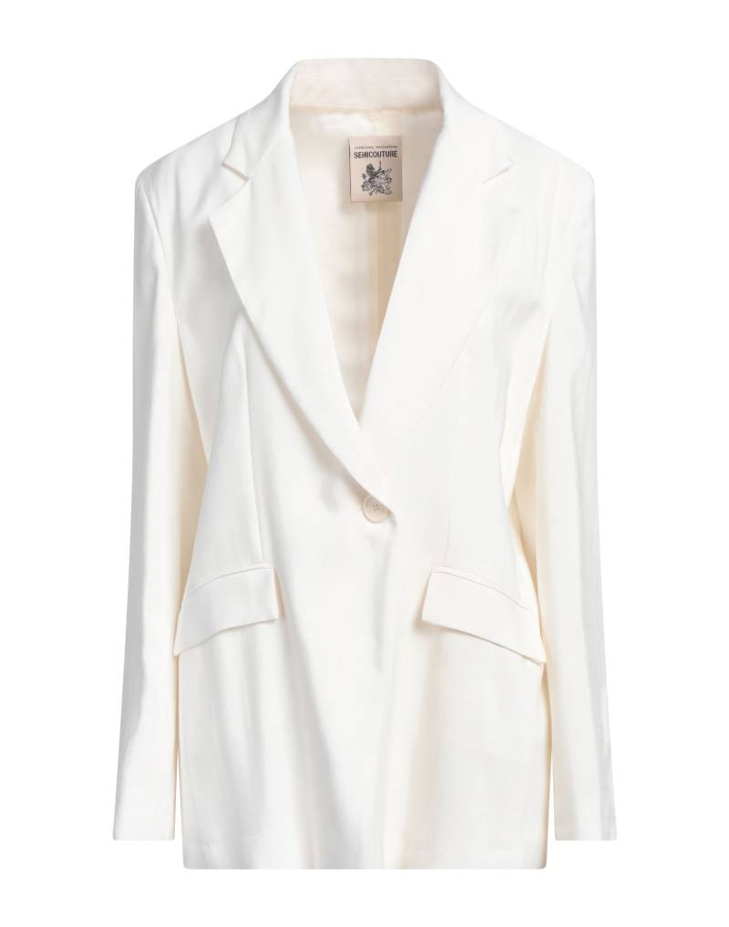 SEMICOUTURE Blazer Damen Elfenbein von SEMICOUTURE
