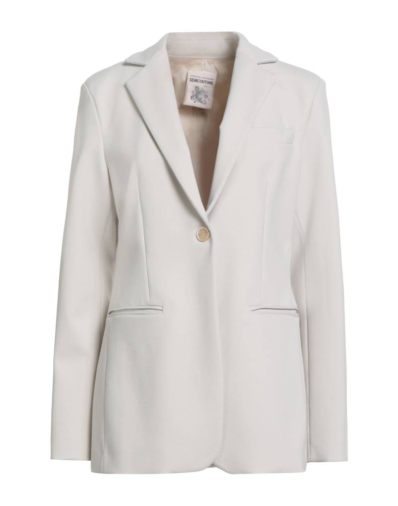 SEMICOUTURE Blazer Damen Hellgrau von SEMICOUTURE