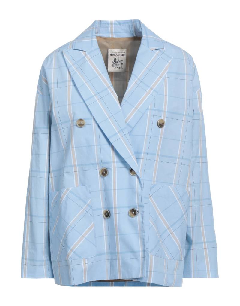 SEMICOUTURE Blazer Damen Himmelblau von SEMICOUTURE
