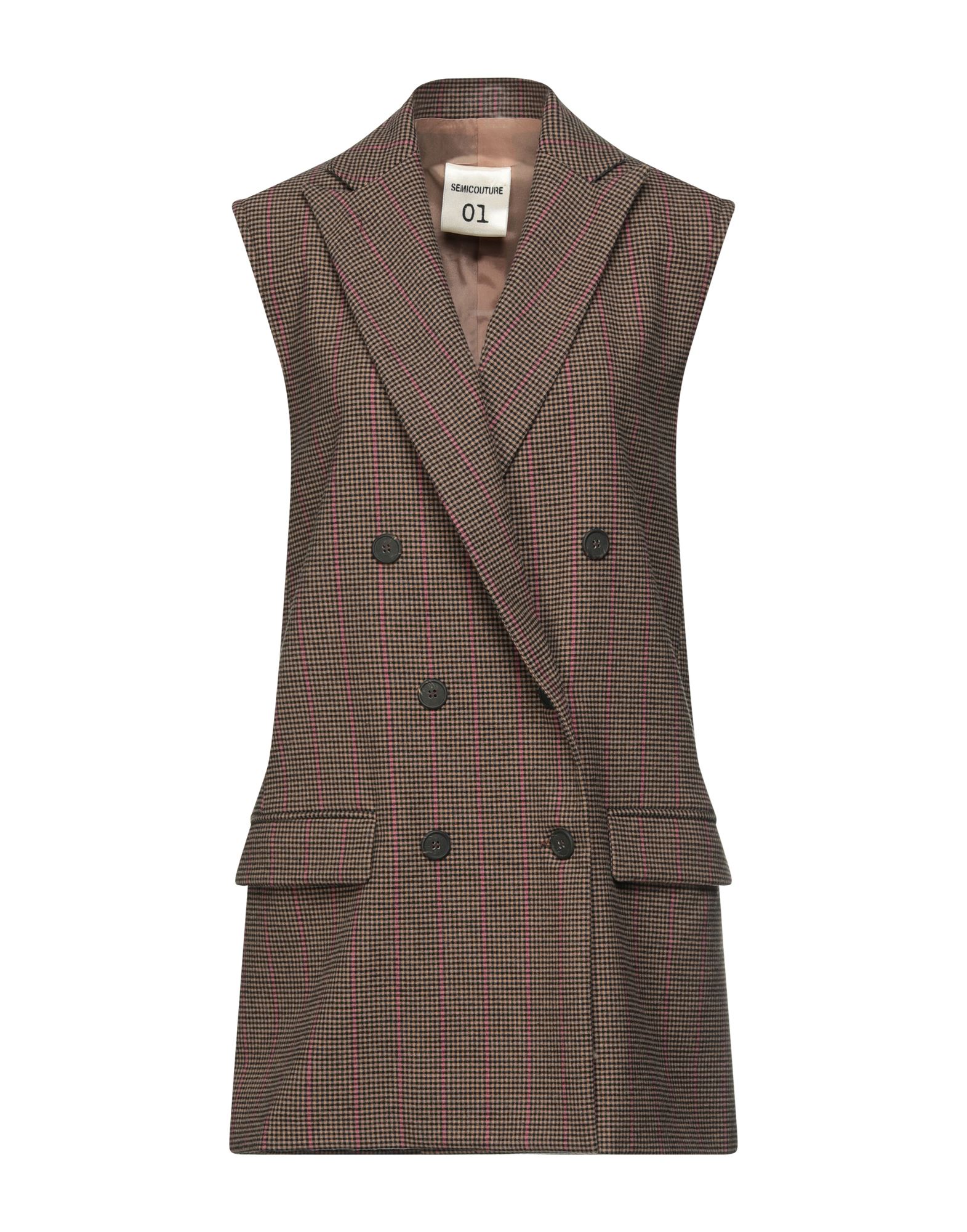SEMICOUTURE Blazer Damen Kamel SEMICOUTURE Blazer Damen Kamel von SEMICOUTURE