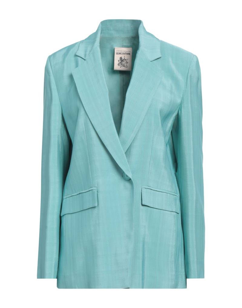 SEMICOUTURE Blazer Damen Tūrkis von SEMICOUTURE