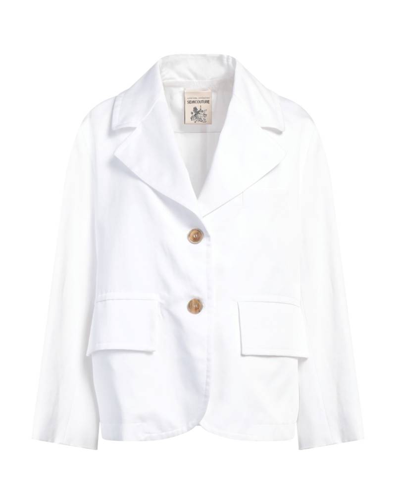 SEMICOUTURE Blazer Damen Weiß von SEMICOUTURE