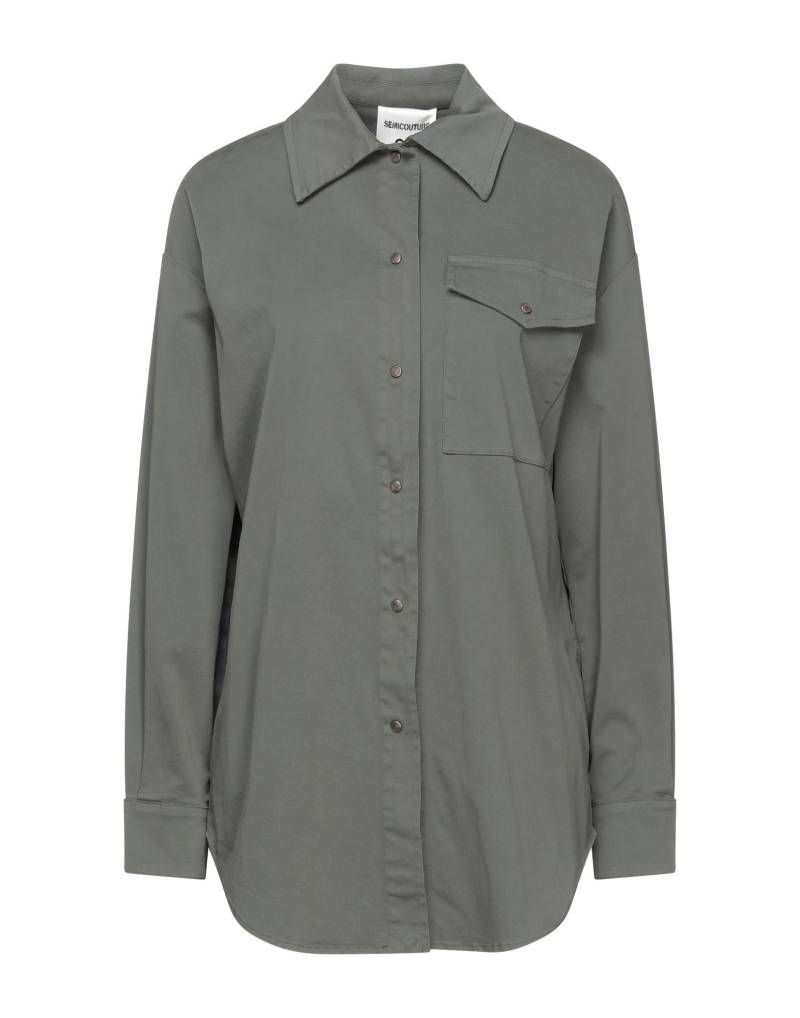 SEMICOUTURE Hemd Damen Militärgrün von SEMICOUTURE