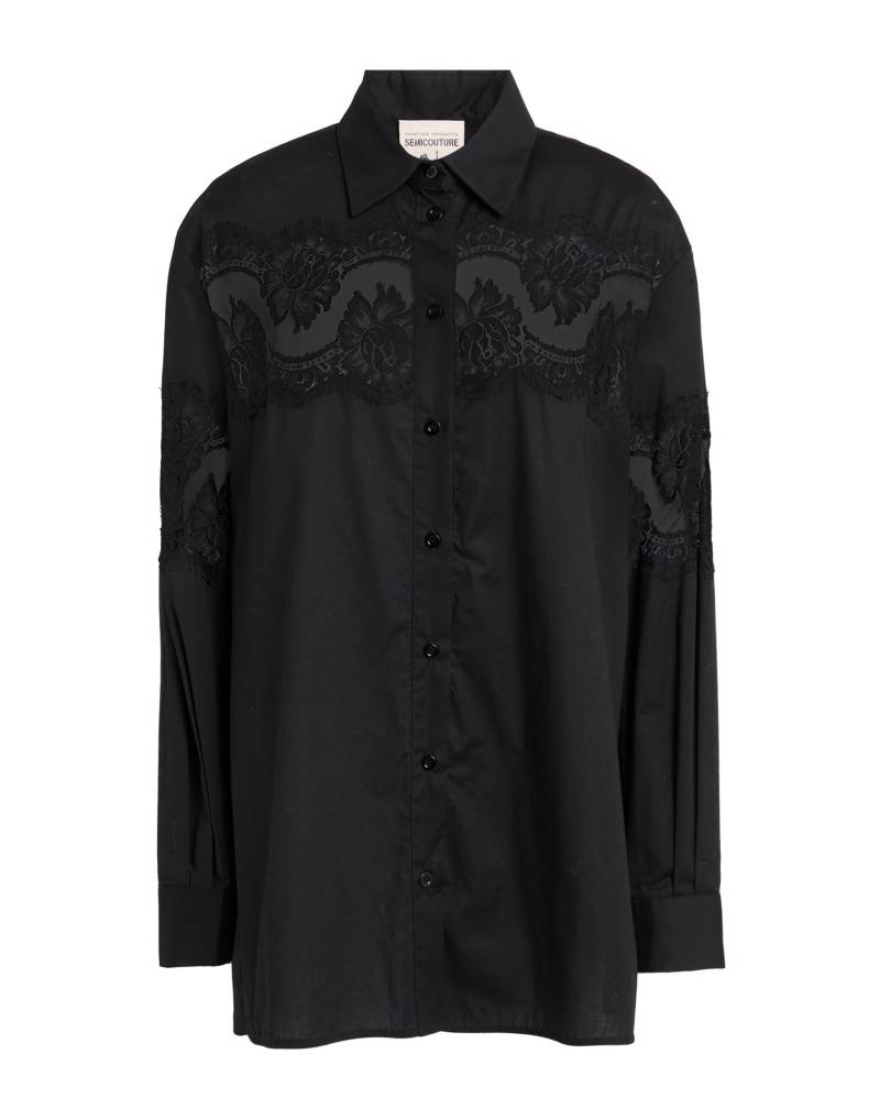 SEMICOUTURE Hemd Damen Schwarz von SEMICOUTURE