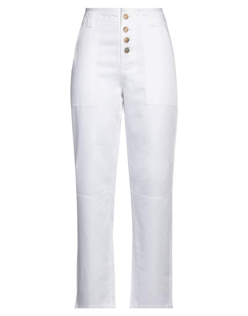 SEMICOUTURE Hose Damen Weiß von SEMICOUTURE