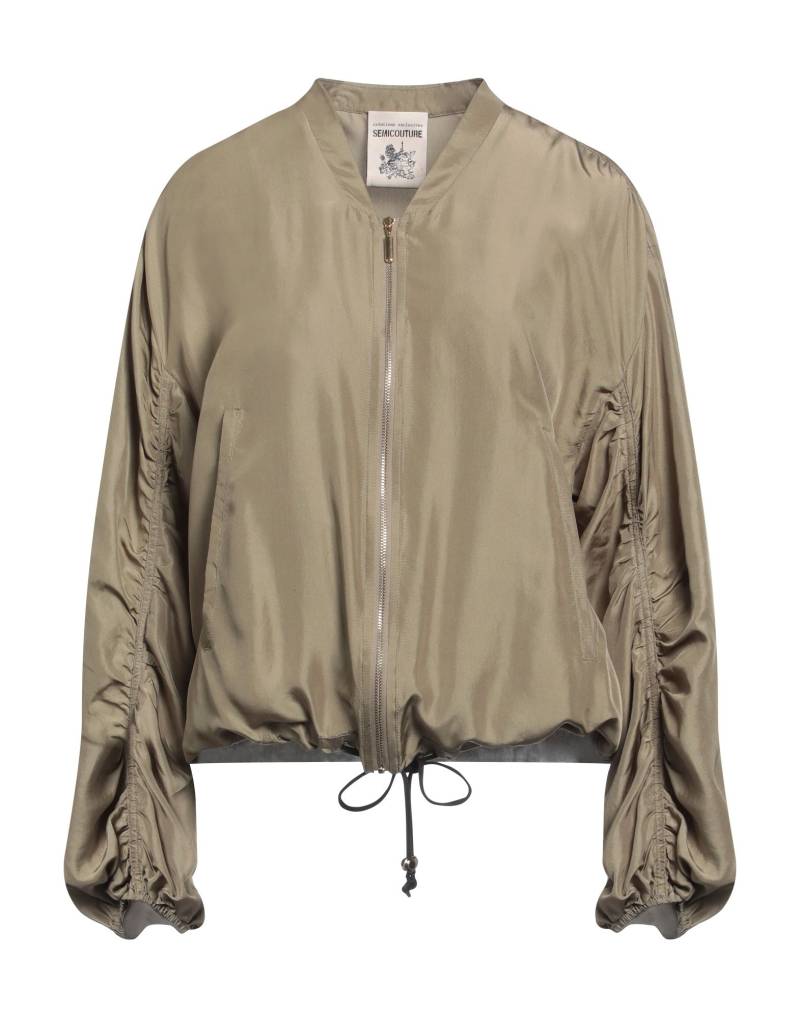 SEMICOUTURE Jacke & Anorak Damen Militärgrün von SEMICOUTURE