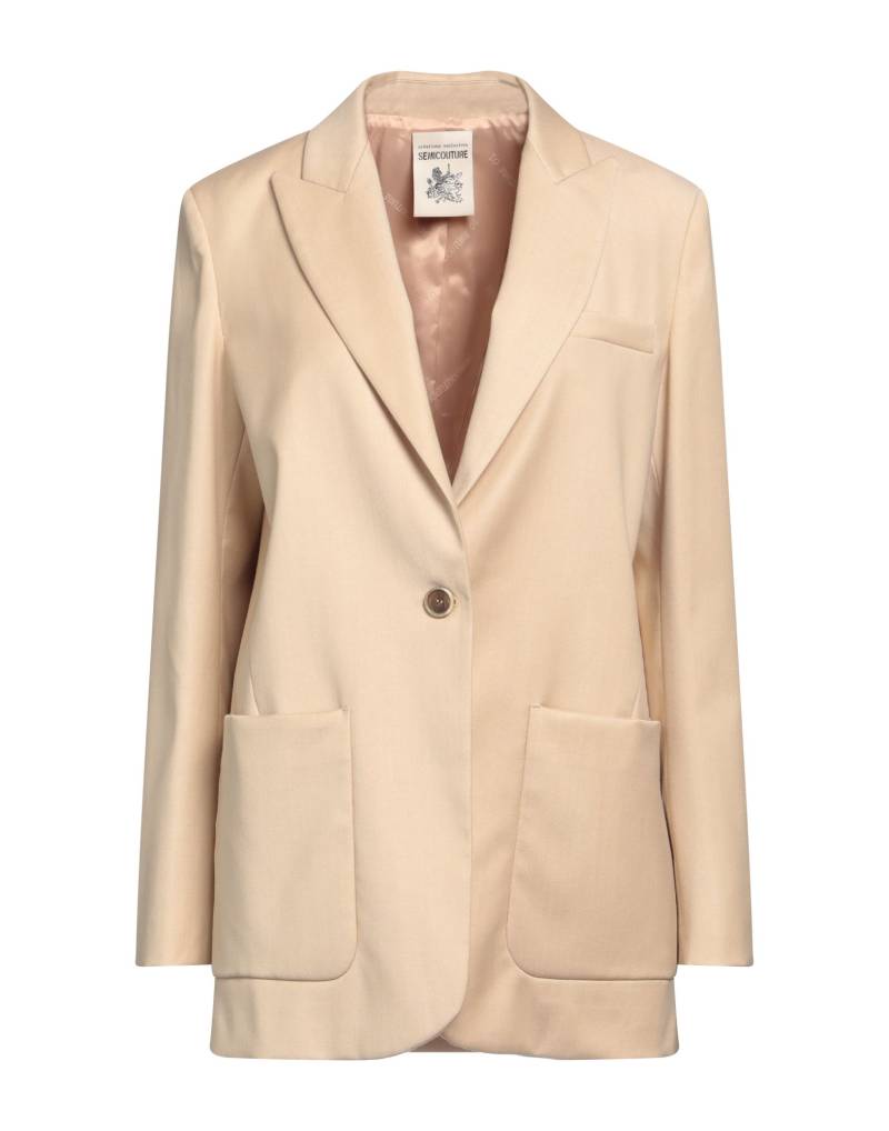 SEMICOUTURE Blazer Damen Beige von SEMICOUTURE