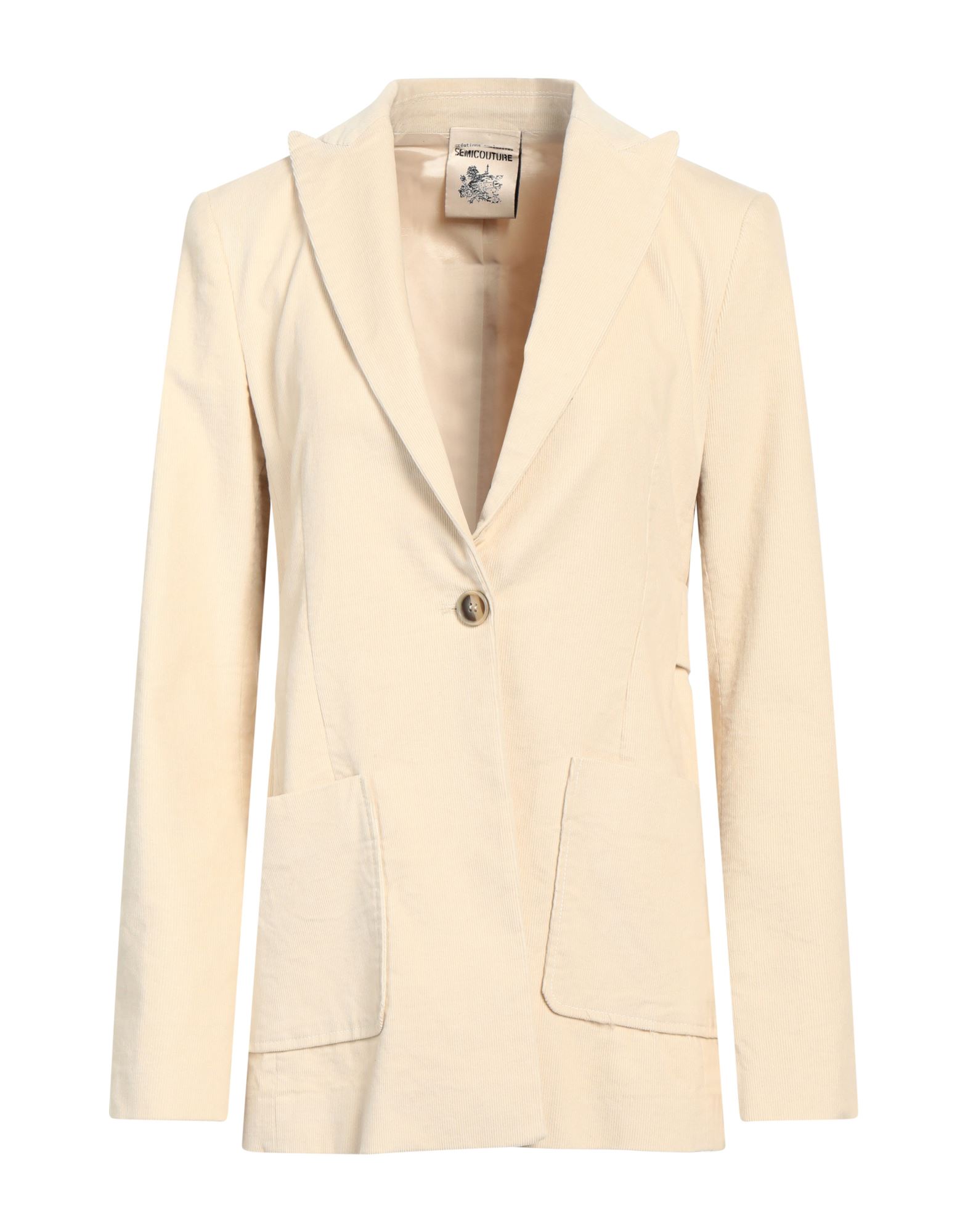 SEMICOUTURE Blazer Damen Beige von SEMICOUTURE