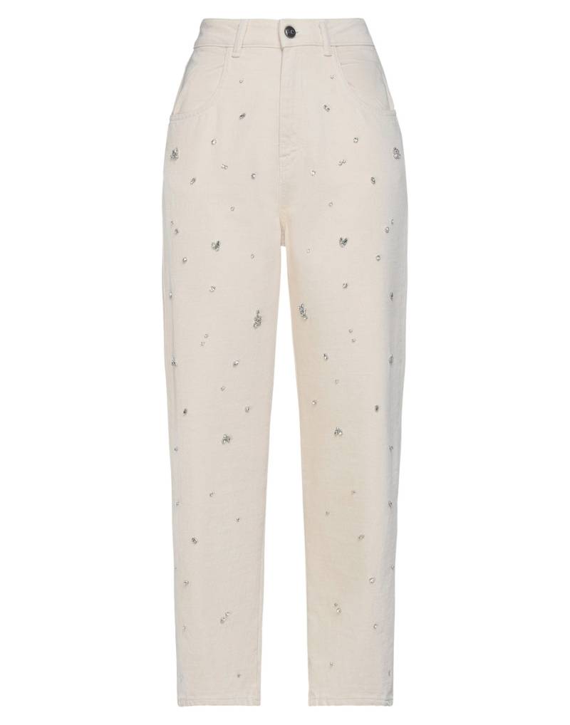SEMICOUTURE Jeanshose Damen Elfenbein von SEMICOUTURE
