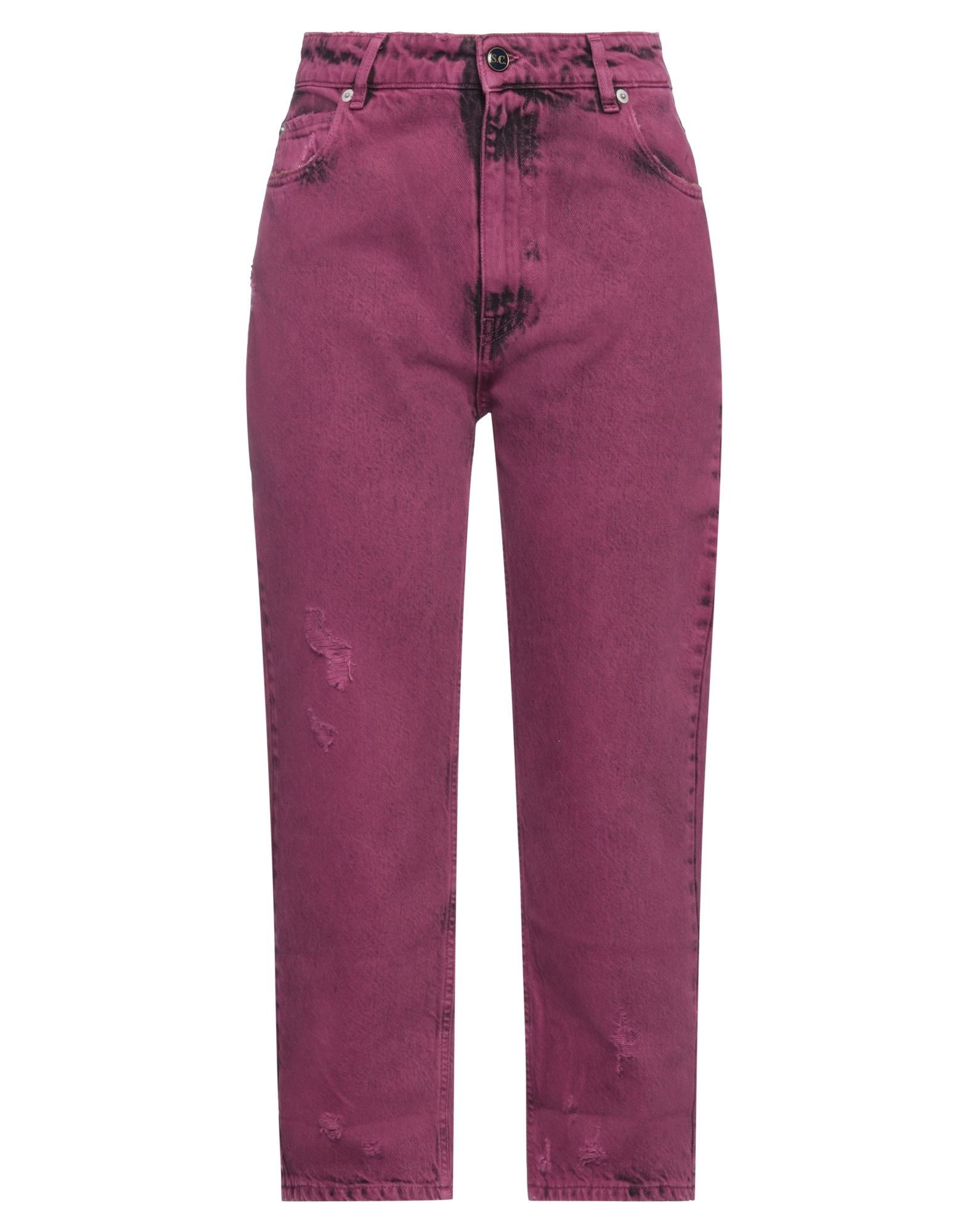 SEMICOUTURE Jeanshose Damen Magenta von SEMICOUTURE