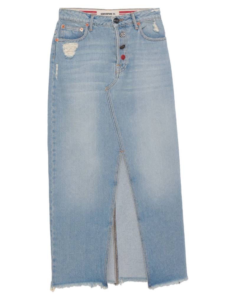 SEMICOUTURE Jeansrock Damen Blau von SEMICOUTURE