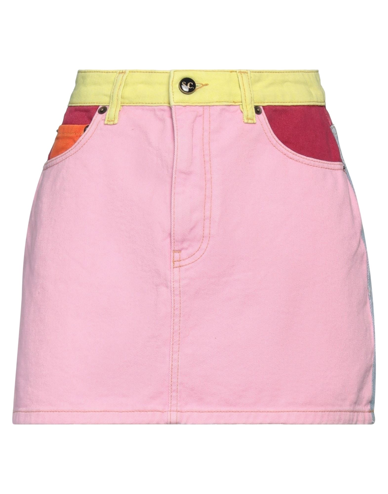 SEMICOUTURE Jeansrock Damen Rosa von SEMICOUTURE