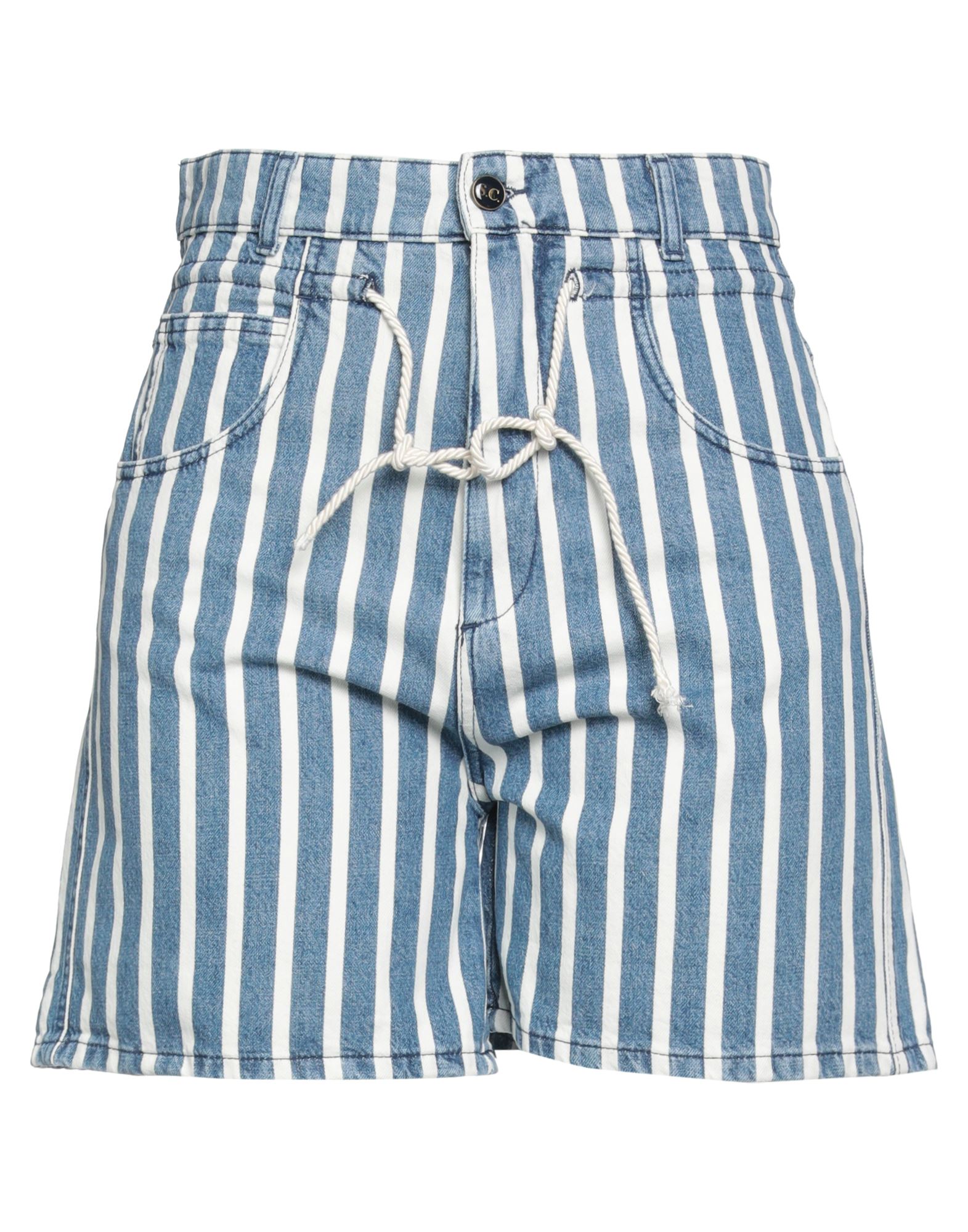 SEMICOUTURE Jeansshorts Damen Blau SEMICOUTURE Jeansshorts Damen Blau von SEMICOUTURE