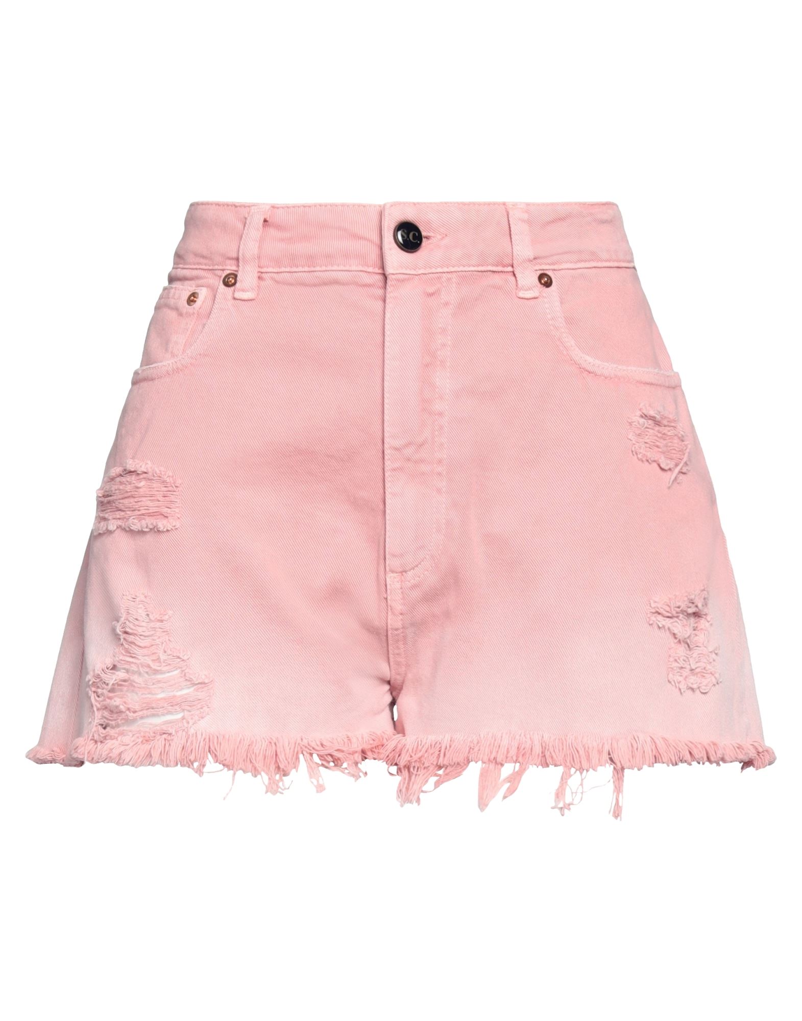 SEMICOUTURE Jeansshorts Damen Rosa von SEMICOUTURE