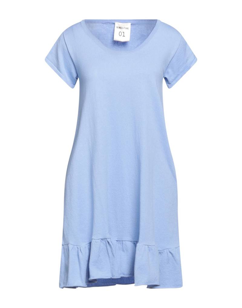 SEMICOUTURE Mini-kleid Damen Blaugrau von SEMICOUTURE