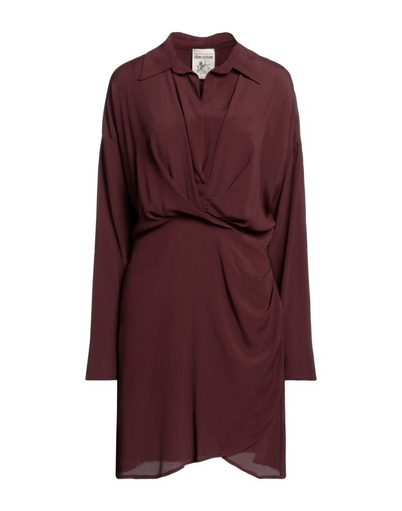 SEMICOUTURE Mini-kleid Damen Schokobraun von SEMICOUTURE