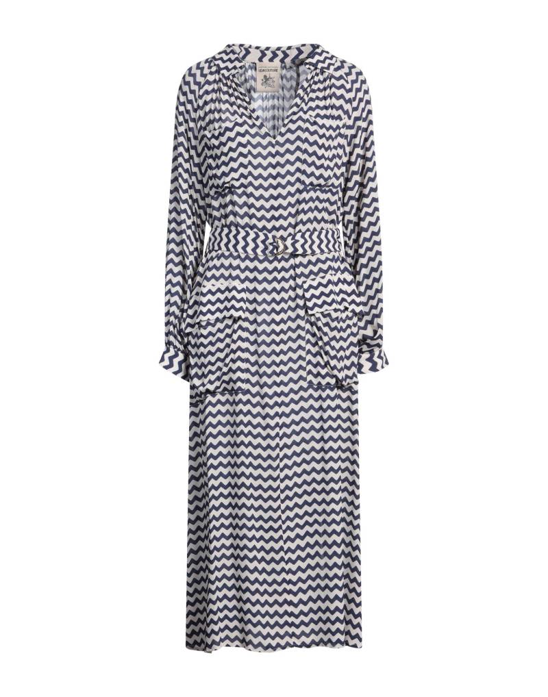 SEMICOUTURE Maxi-kleid Damen Blau von SEMICOUTURE