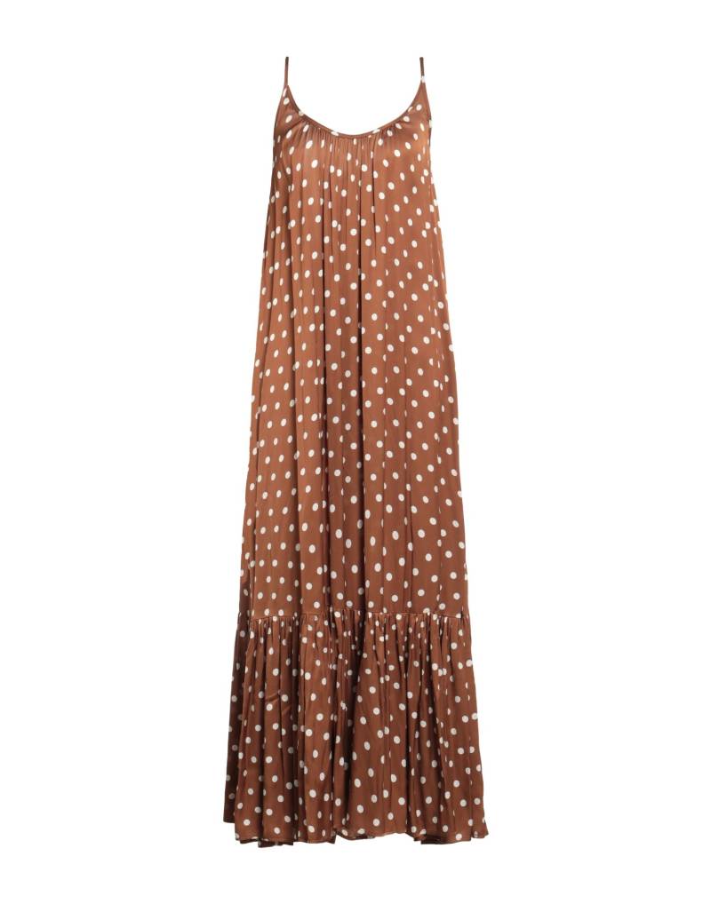 SEMICOUTURE Maxi-kleid Damen Braun von SEMICOUTURE