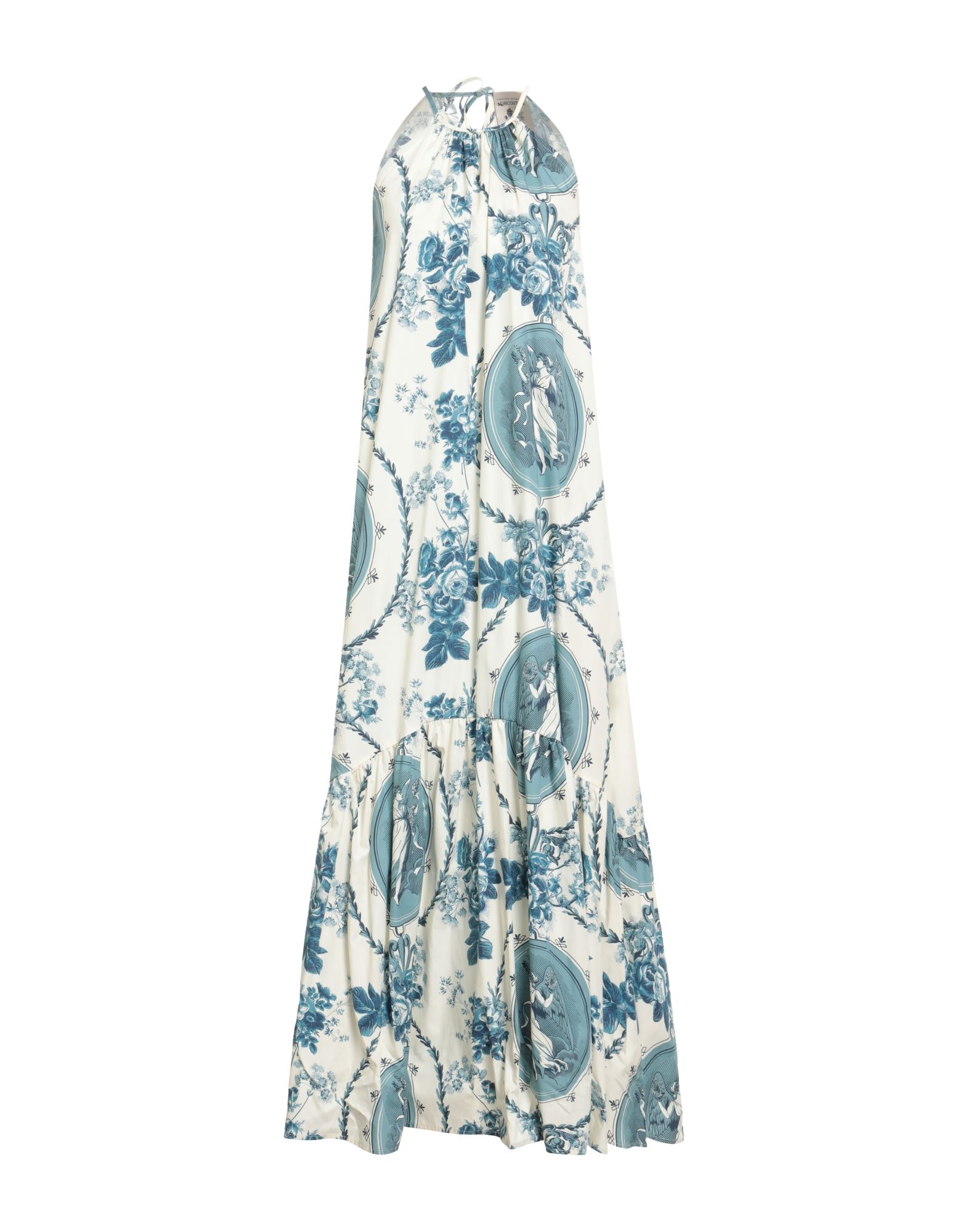 SEMICOUTURE Maxi-kleid Damen Elfenbein SEMICOUTURE Maxi-kleid Damen Elfenbein von SEMICOUTURE