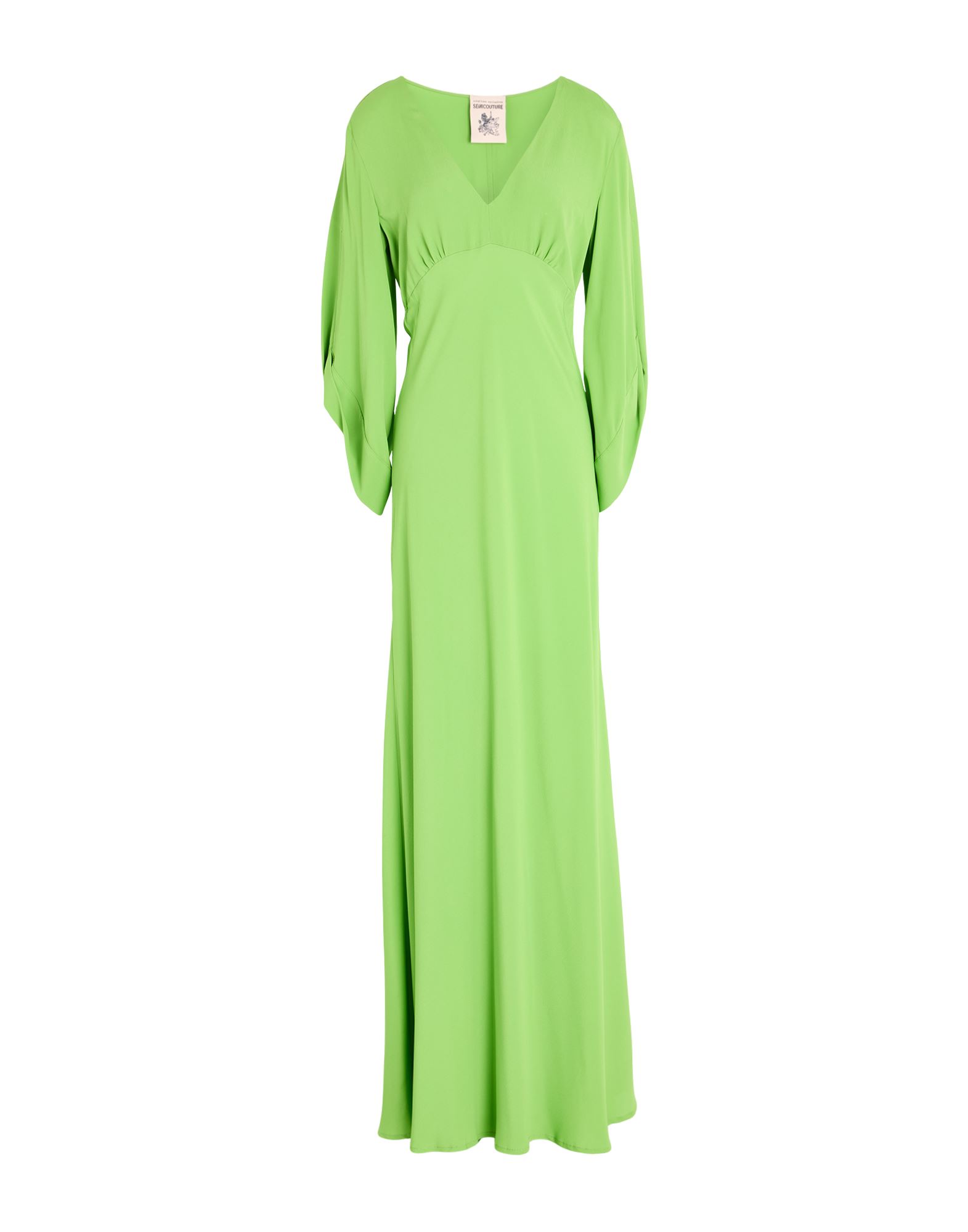 SEMICOUTURE Maxi-kleid Damen Säuregrün SEMICOUTURE Maxi-kleid Damen Säuregrün von SEMICOUTURE