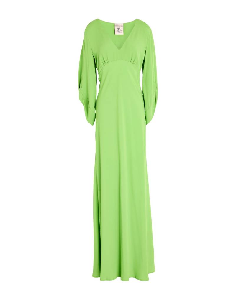 SEMICOUTURE Maxi-kleid Damen Säuregrün SEMICOUTURE Maxi-kleid Damen Säuregrün von SEMICOUTURE
