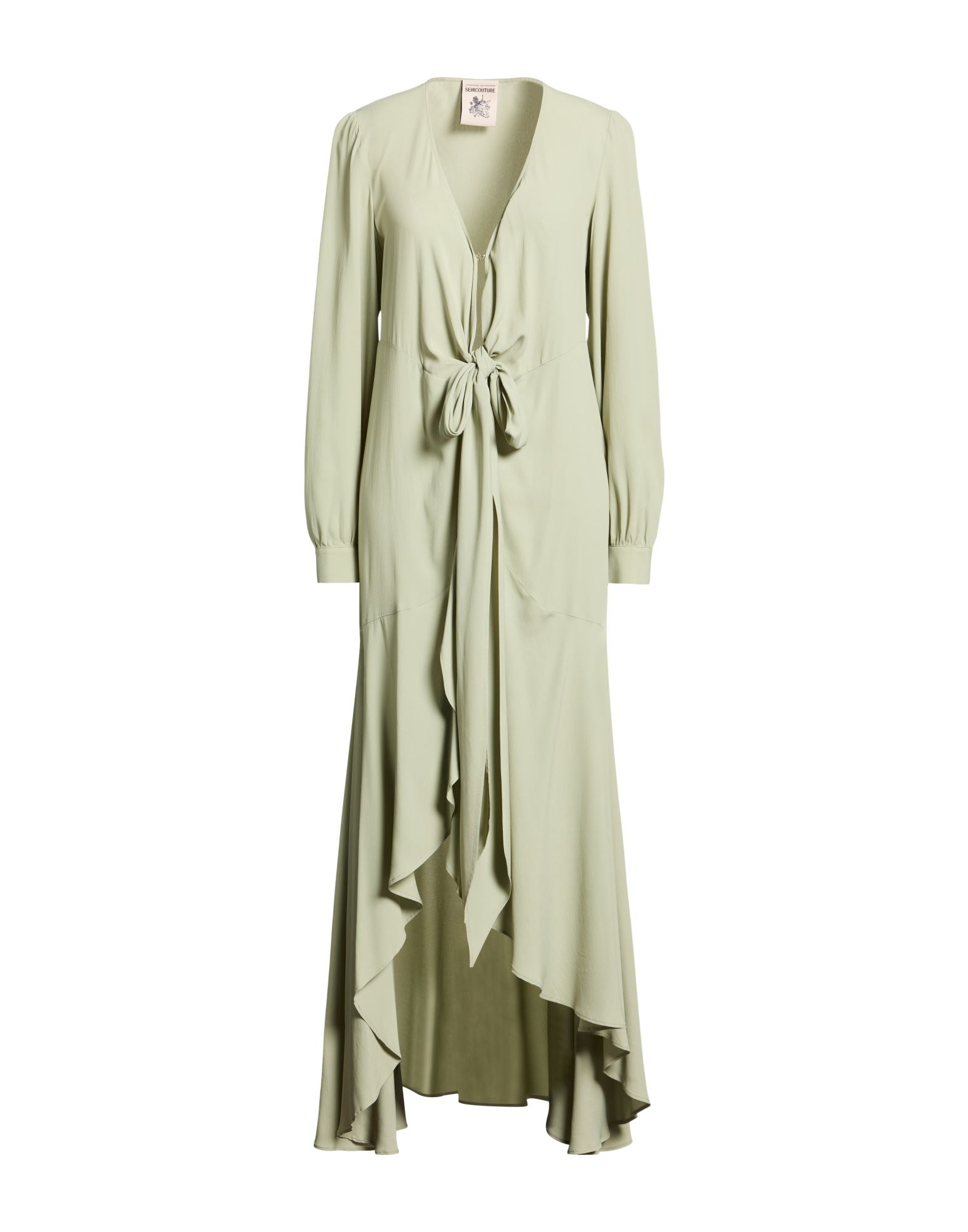 SEMICOUTURE Maxi-kleid Damen Salbeigrün von SEMICOUTURE