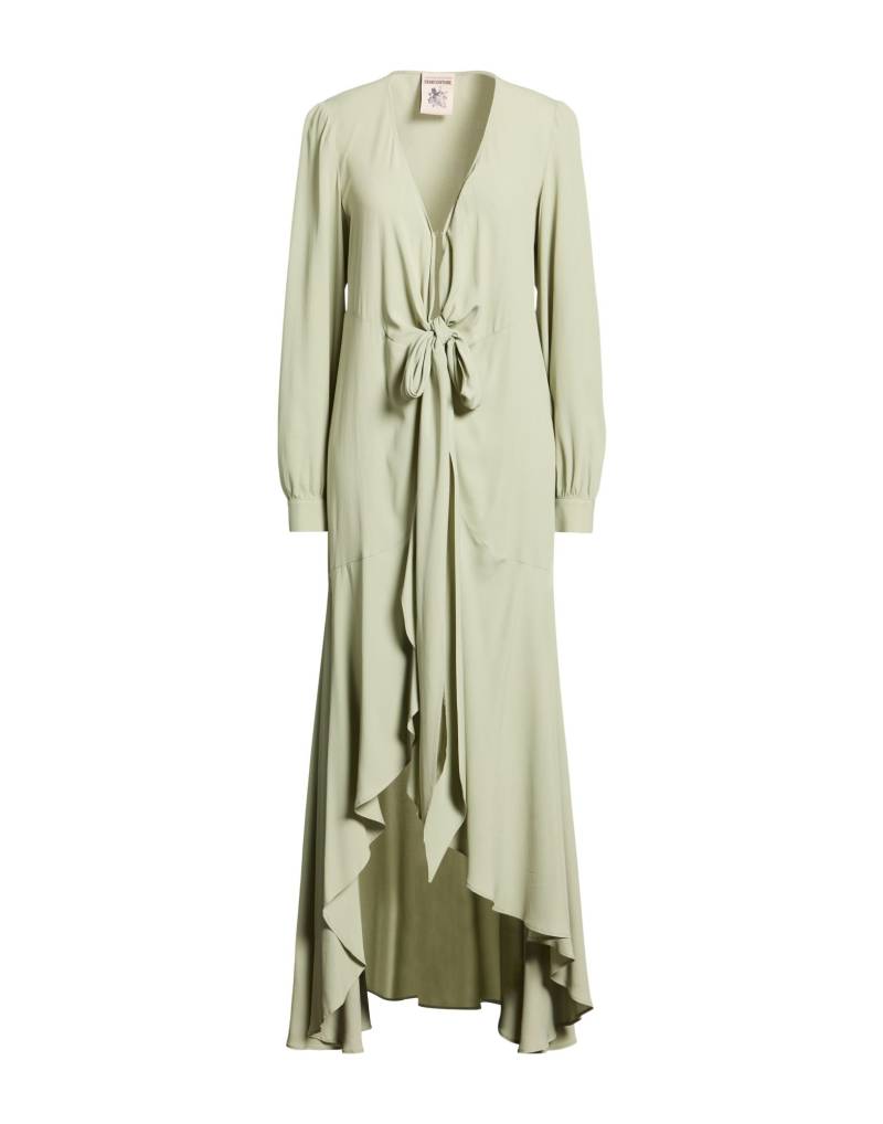 SEMICOUTURE Maxi-kleid Damen Salbeigrün von SEMICOUTURE