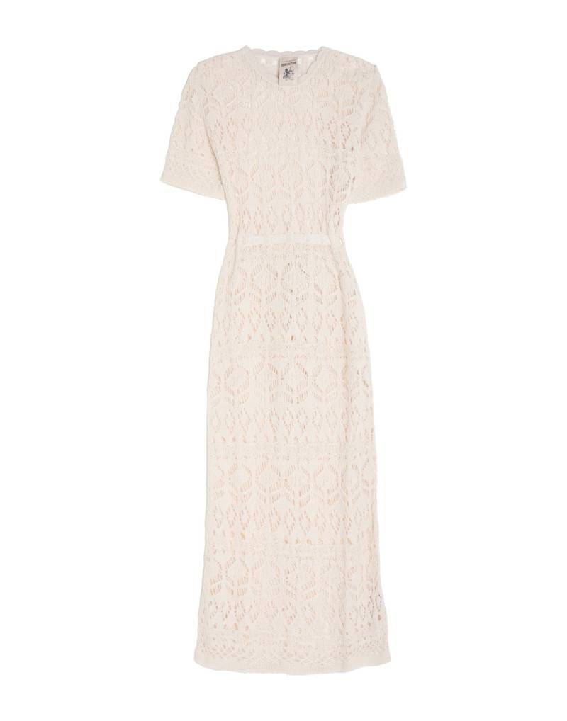 SEMICOUTURE Maxi-kleid Damen Cremeweiß von SEMICOUTURE