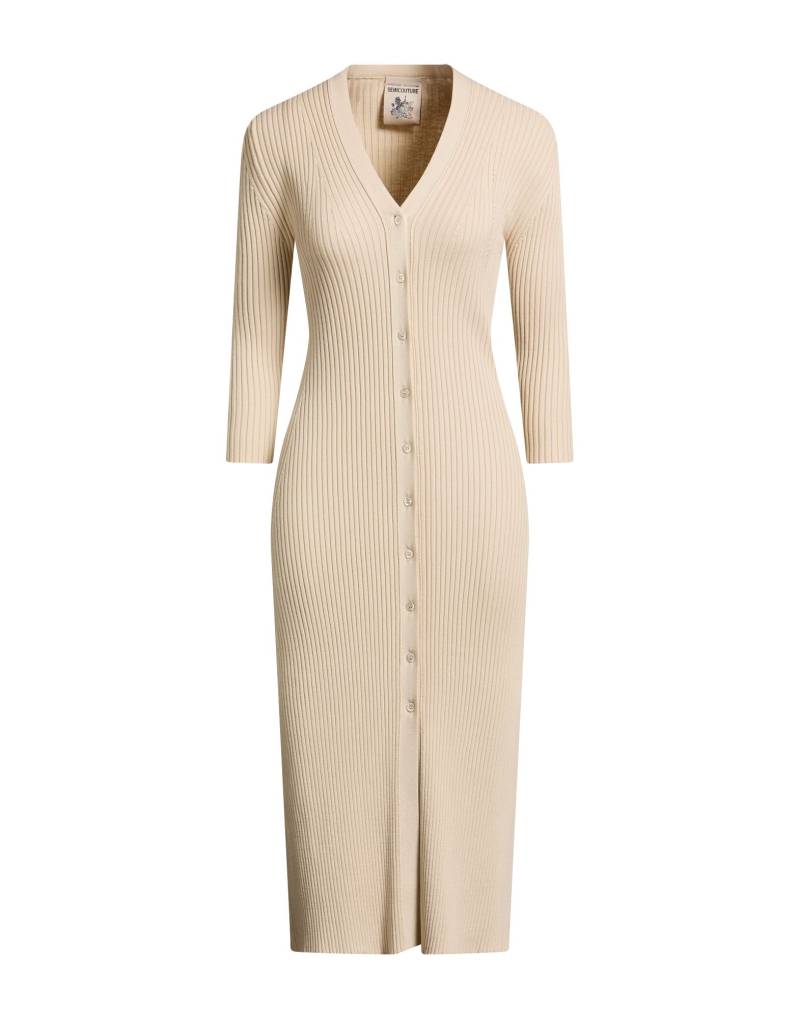 SEMICOUTURE Midi-kleid Damen Beige von SEMICOUTURE