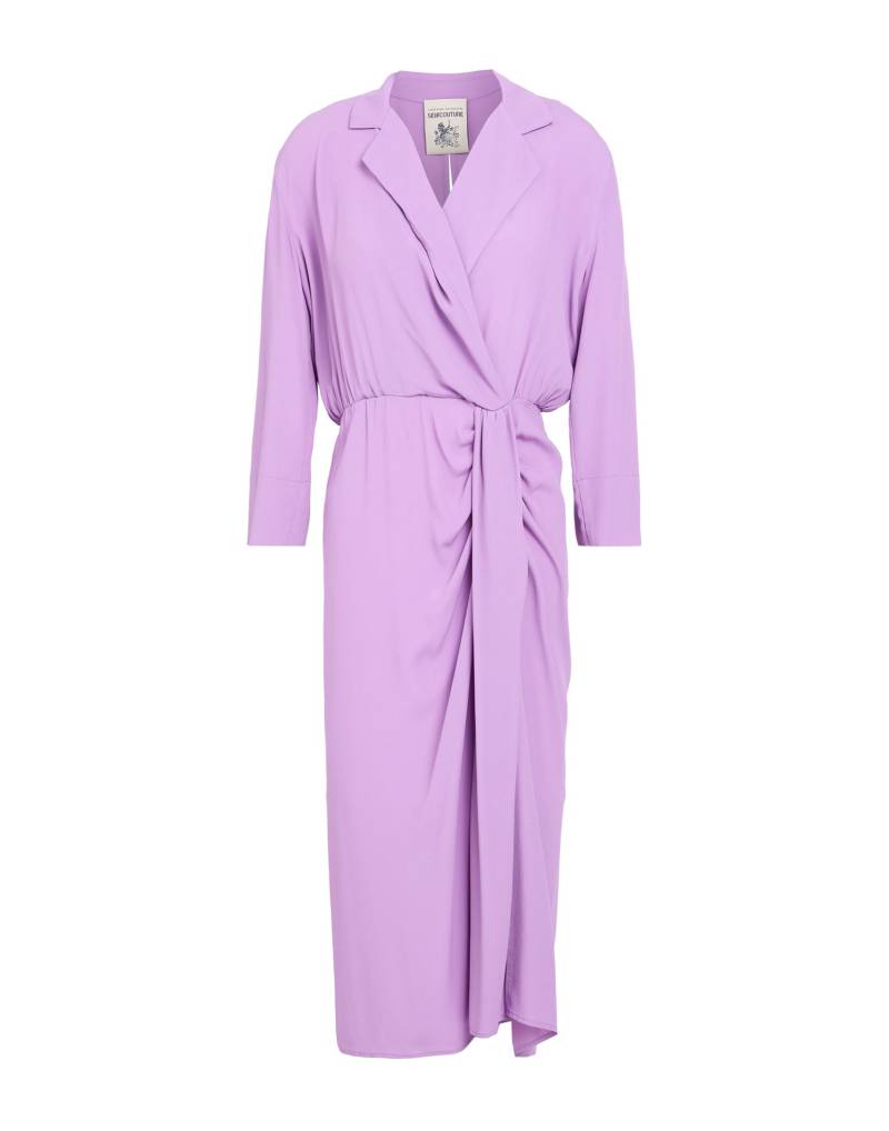 SEMICOUTURE Midi-kleid Damen Lila von SEMICOUTURE