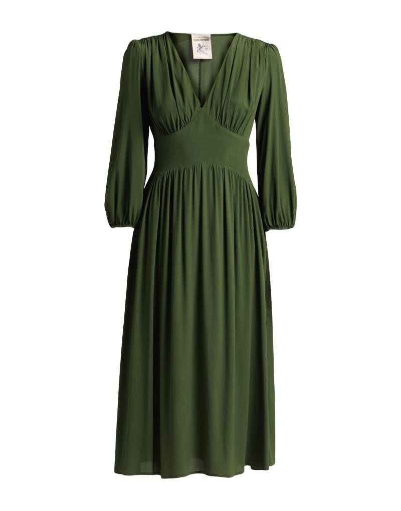 SEMICOUTURE Midi-kleid Damen Militärgrün von SEMICOUTURE