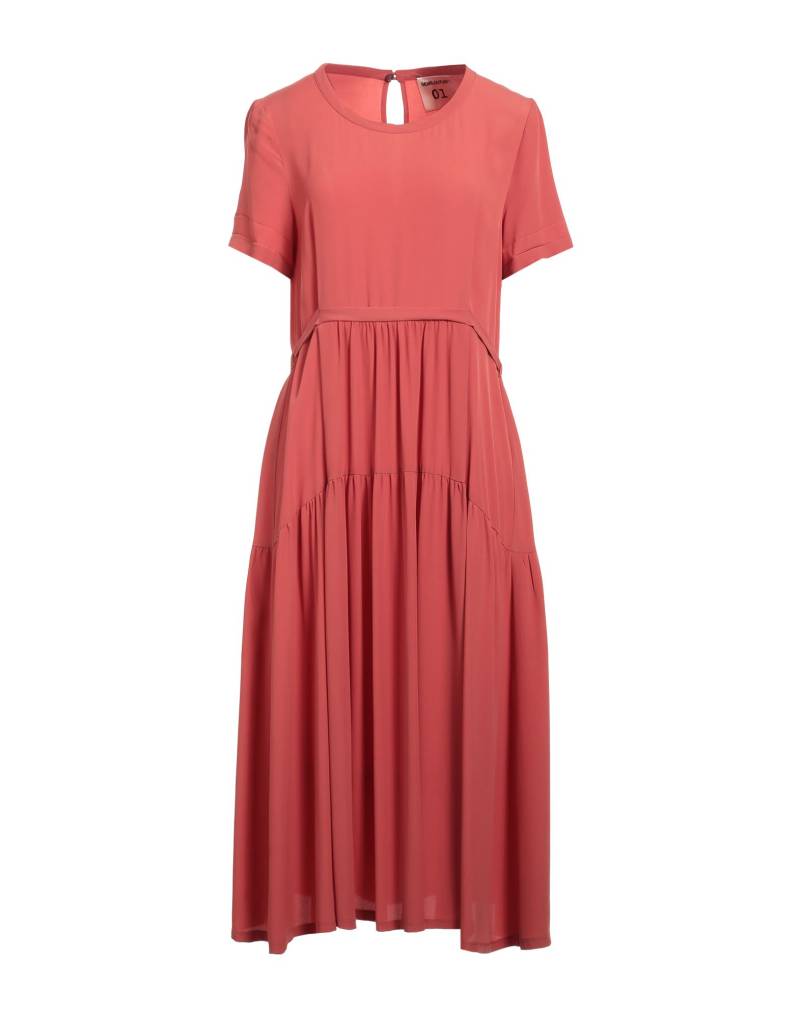 SEMICOUTURE Midi-kleid Damen Rostrot von SEMICOUTURE
