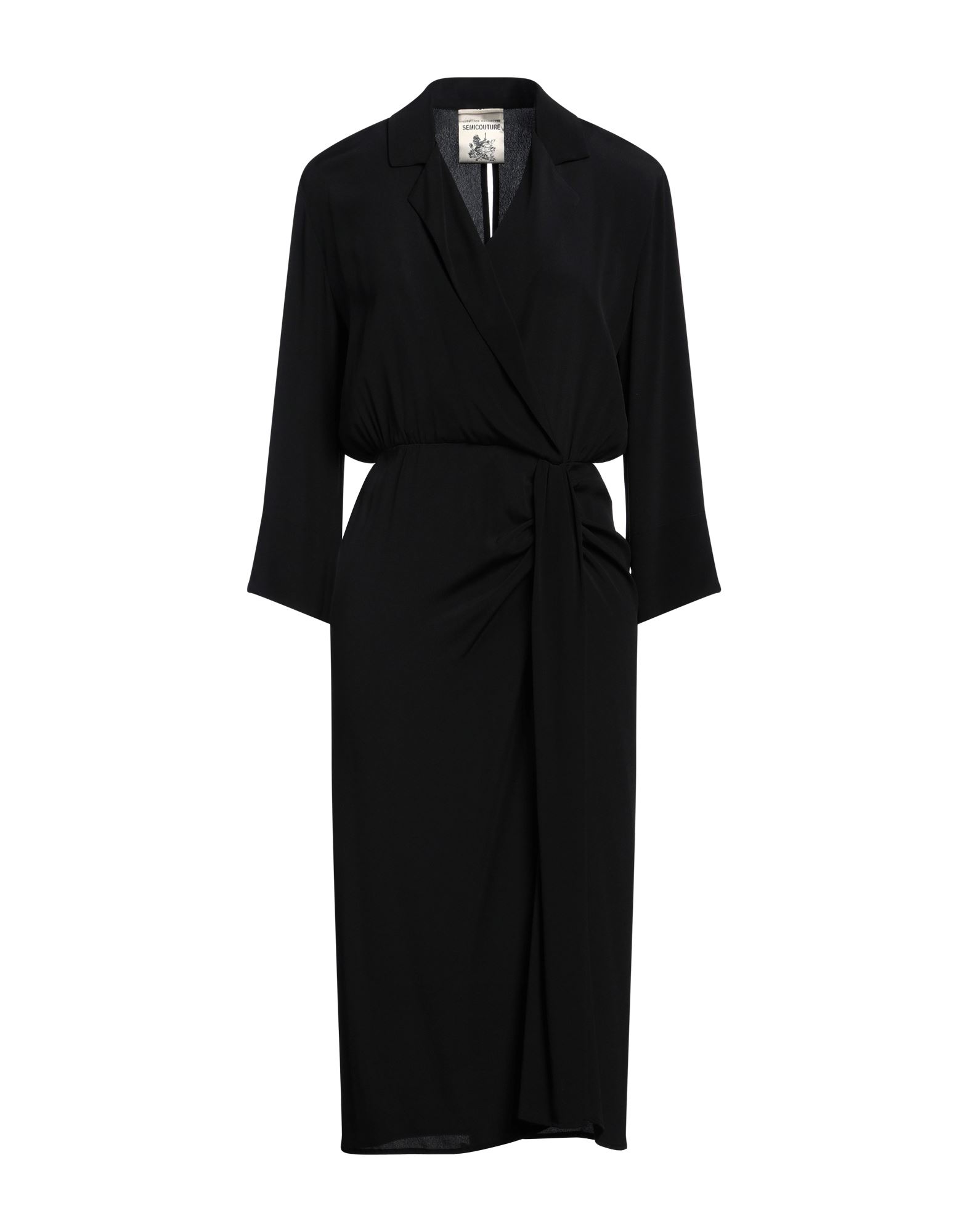 SEMICOUTURE Midi-kleid Damen Schwarz von SEMICOUTURE