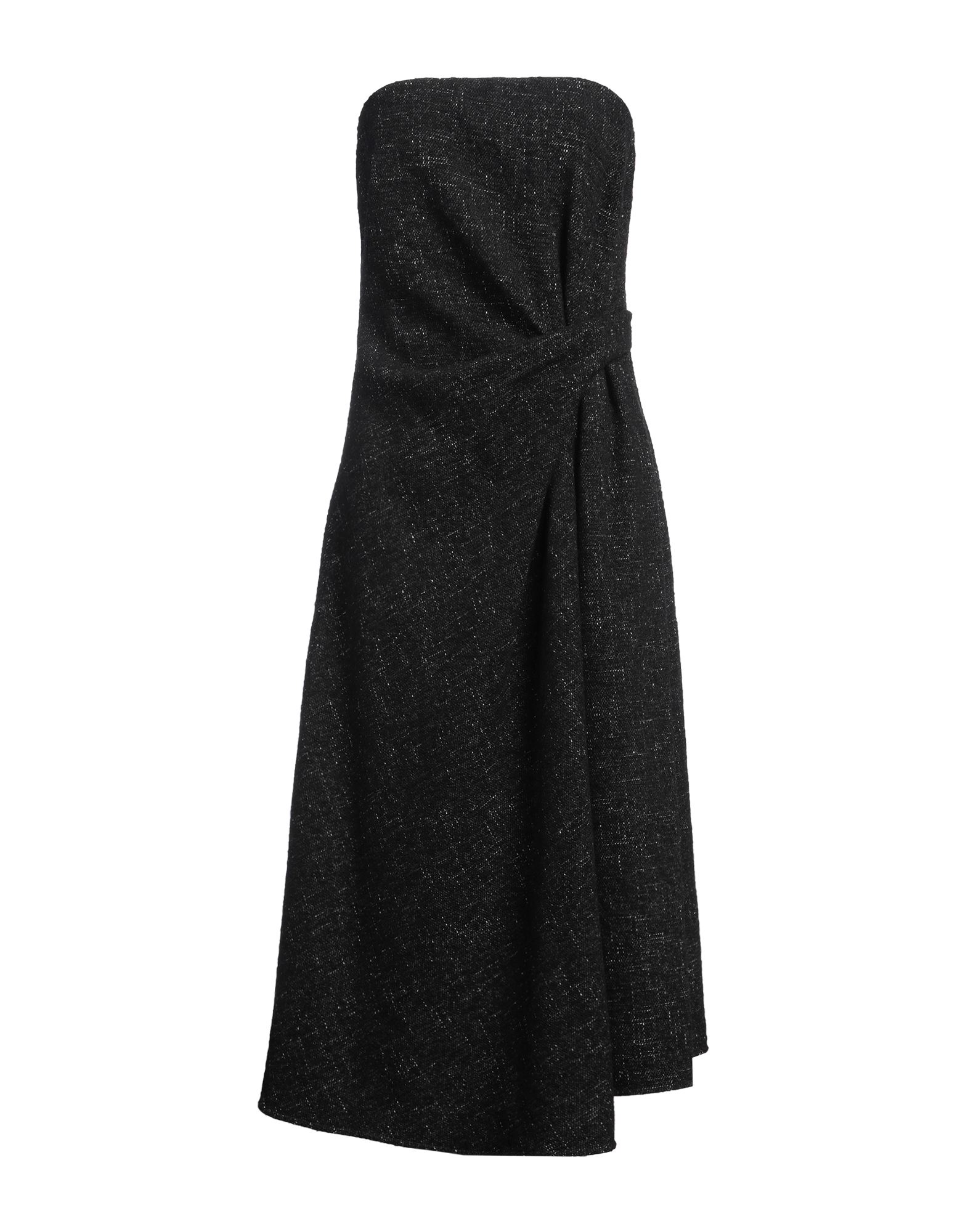 SEMICOUTURE Midi-kleid Damen Schwarz SEMICOUTURE Midi-kleid Damen Schwarz von SEMICOUTURE