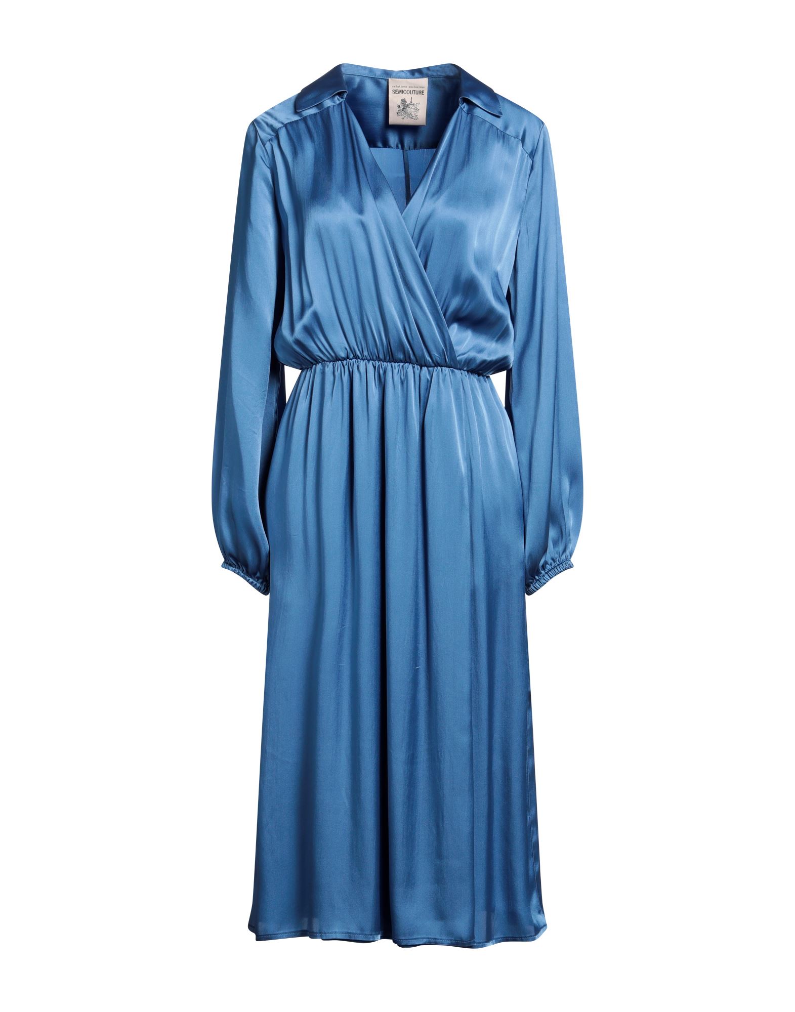 SEMICOUTURE Midi-kleid Damen Taubenblau von SEMICOUTURE