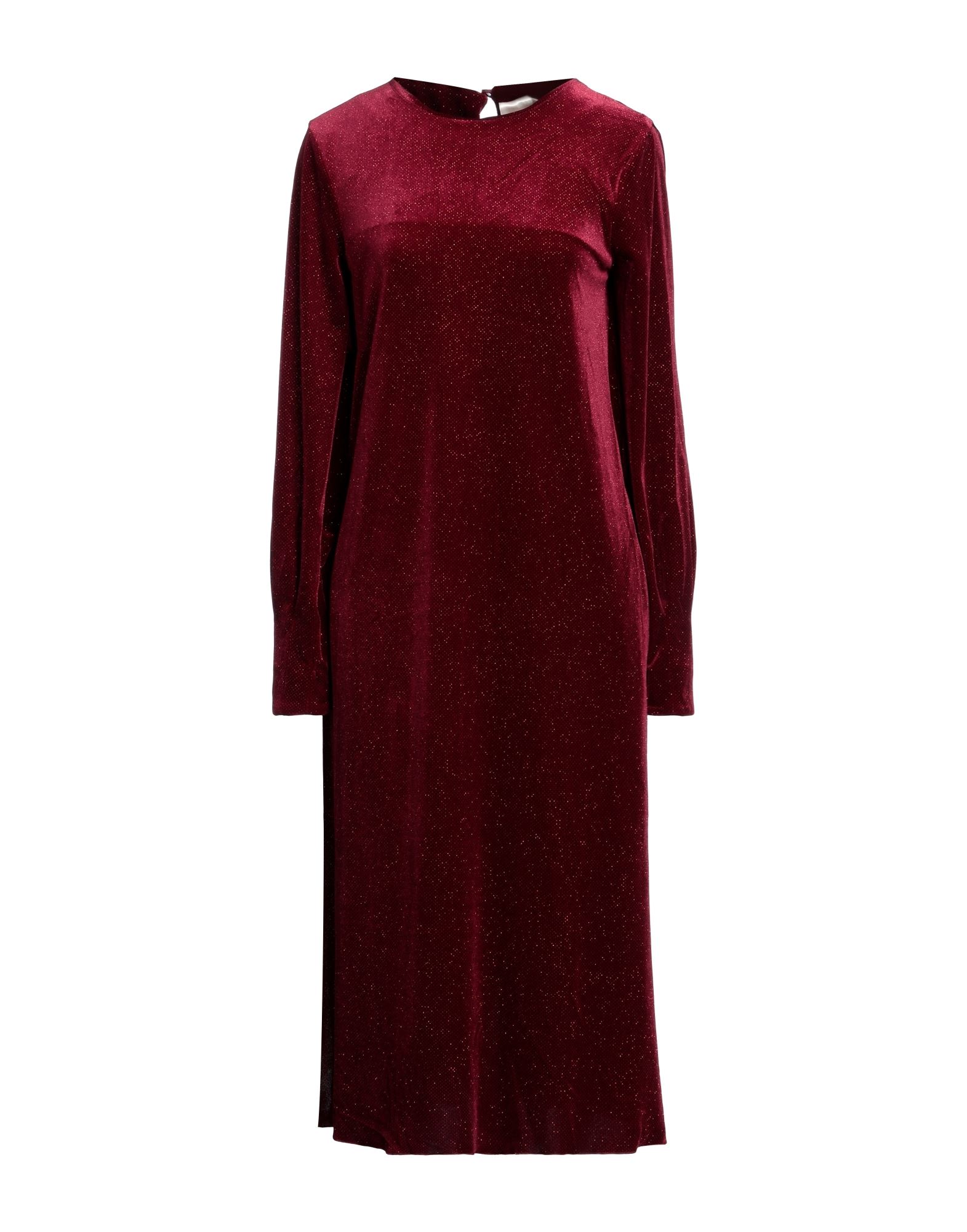 SEMICOUTURE Midi-kleid Damen Ziegelrot von SEMICOUTURE