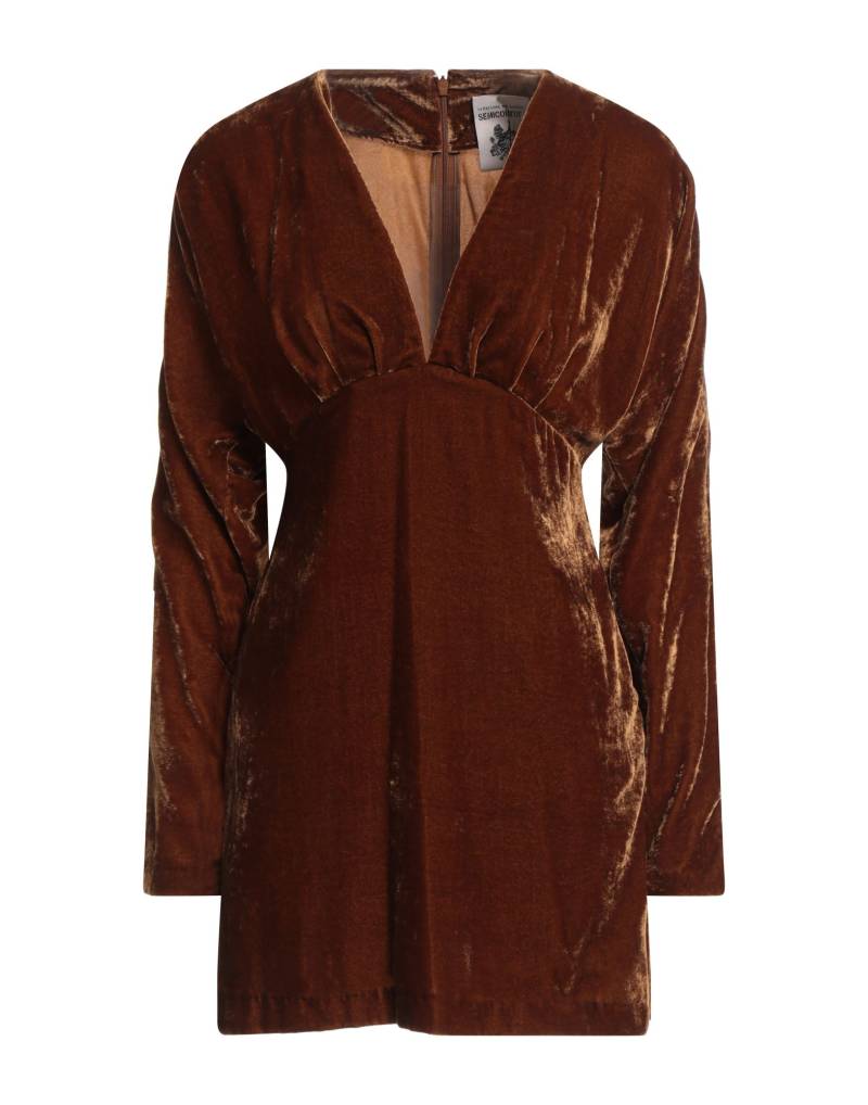 SEMICOUTURE Mini-kleid Damen Braun von SEMICOUTURE