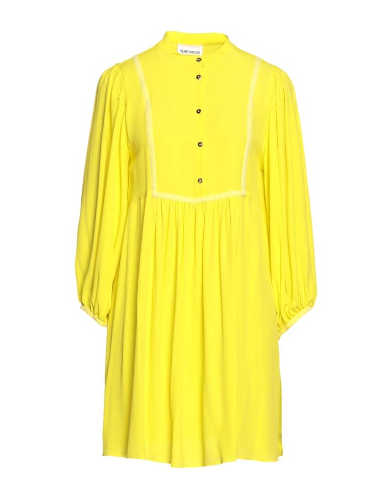 SEMICOUTURE Mini-kleid Damen Gelb von SEMICOUTURE