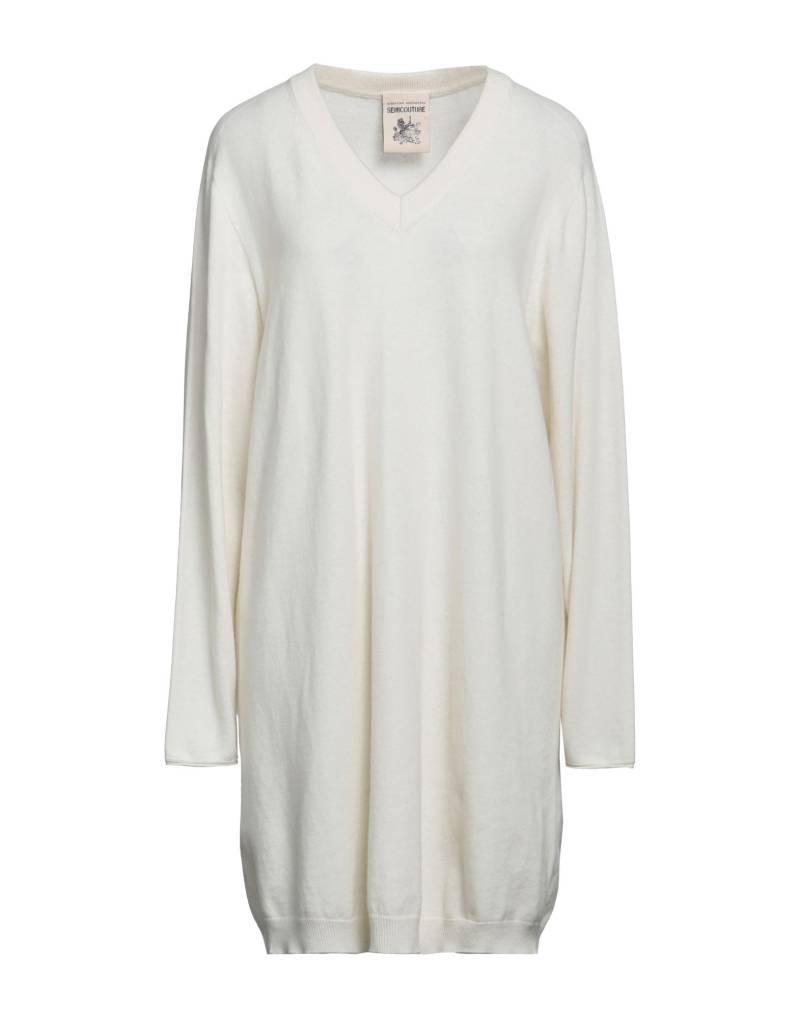 SEMICOUTURE Mini-kleid Damen Off white von SEMICOUTURE